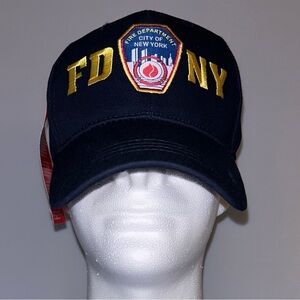Fire Department City of New York FDNY Cap - NWT Hook/Loop Adjustable Embroidered